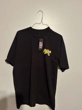 Born x Raised x NFL Green Bay Packers Go Pack Go T-Shirt Black